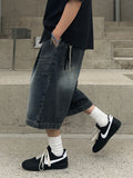 Grayish Washing Bermuda Denim