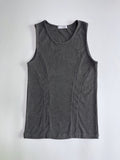 Double Line Ribbed Sleeveless