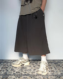 Nylon Rivet Detail Bermuda Pants