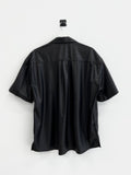 S/S Vegan Light Leather Half Shirt