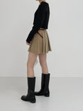 Forming double hole crop knit