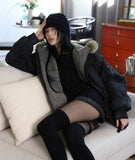 Raccoon Hood Bomber Padding Jumper