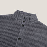 Merrick Velour High Neck Cardigan