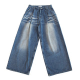 Jay Curl Maxi Wide Denim Pants