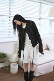 Two-Tuck Half Cotton Shorts