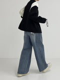 Varsity Two-Way String Cardigan