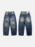 Zey destroyed washed denim pants