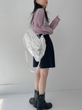 Linen Gingham Check Overfit Shirt