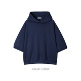 Word Semi Crop Half Hood
