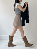 Tours Unbalanced Mini Skirt