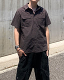 Two Pocket Work Half Shirt