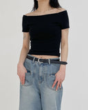 Half Off Shoulder T-Shirt