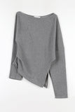 Modern Unbalance Shoulder Knit