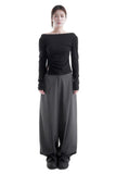 BOATNECK SHIRRING TOP