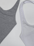 Basic Halter Neck Sleeveless