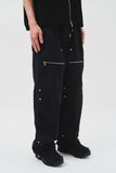 Hardy Rivet Zipper Pants