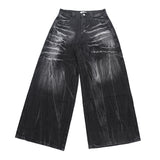 Brachio Crack Wide Denim