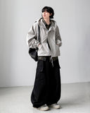 Midori Crop Balloon Field Jacket