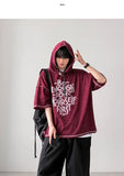 Enough Hooded Half Knit
