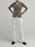 Hush V-neck ribbed cardigan