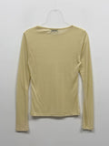 Feeling Tencel Round Neck T-shirt