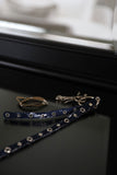 Linker choker suede bracelet