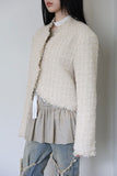 Bolero tassel tweed jacket