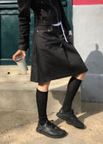 RIVET LINE DENIM SKIRT