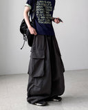 Chiffon Nylon Cargo Pants