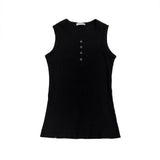 Bertin Henley-Neck Sleeveless