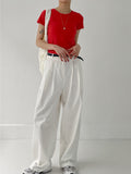 Liona Cotton Long Wide Pants