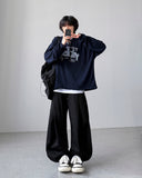 Streak Curve Wide Pants