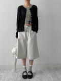 Hachi Strap Loose Fit Cardigan