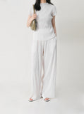 [Premium] Monoair Pleats Set-up Pants