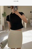 Beats Mockneck Cap Sleeve T-Shirt