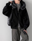 Piercing Raccoon Hood Zip-Up