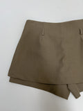[Layered] Minuet Wrap Skirt Pants