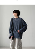 Cool Linen Stripe Long Sleeve