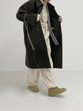 Big Collar Hidden Overfit Balmacan Coat
