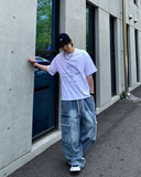 Ghost Washing Cargo Banding Denim