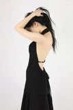 Halter back string sleeveless