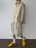 Summer Seersucker Check Shirt