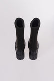 knit warmer middle boots