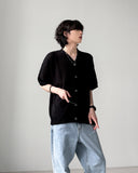 Nerd V-neck Half Cardigan