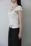 Luca Lace Short Sleeve Tee