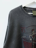 Kendo Waffle Crop Sweatshirt