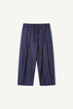 Side ethnic nylon pants