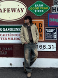 Western Mood Sand Wide Denim