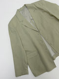 [summer] Rib pin tuck linen overfit jacket