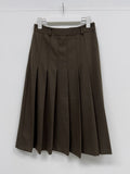 Giel Wool Pleated Skirt